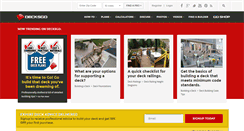 Desktop Screenshot of decksgo.com